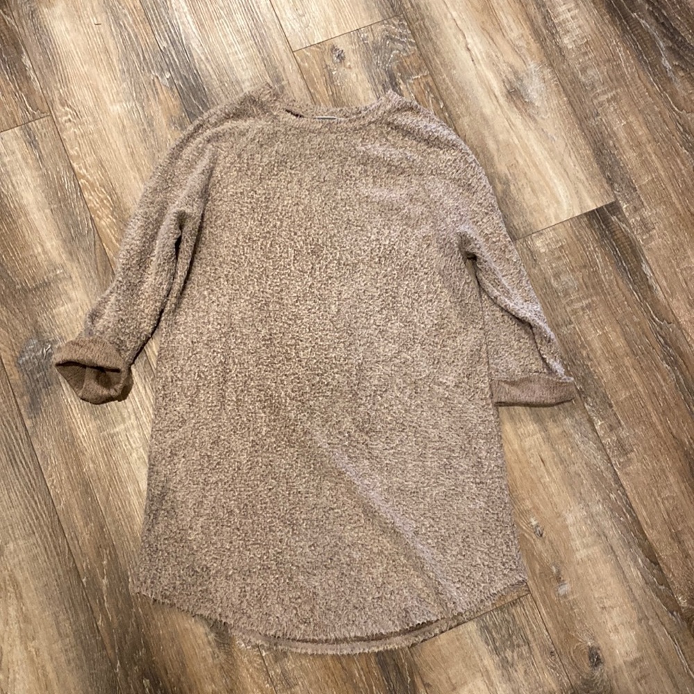 Cozy taupe tunic